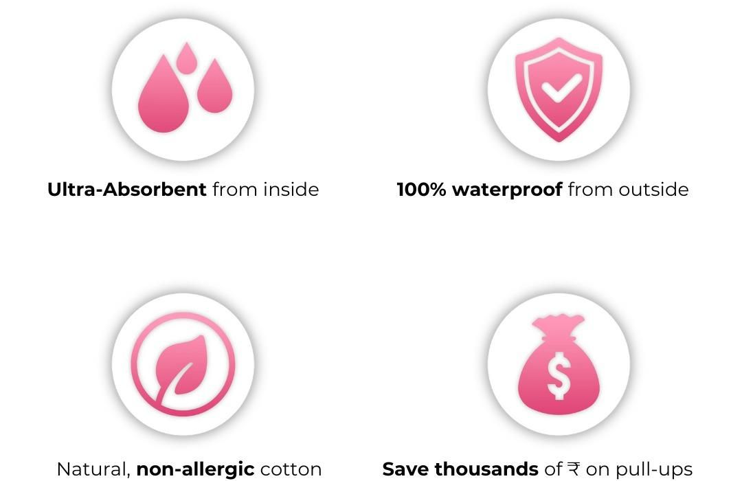 baby waterproof cloth diaper India, reusable cotton diaper pants, eco-friendly baby diaper pants, cloth diaper for babies boys and girls, soft diaper pants for infants, waterproof reusable diaper for toddlers, washable diaper pants 0–6 years, Indian cotton baby diapers, leakproof baby cloth diaper pants,