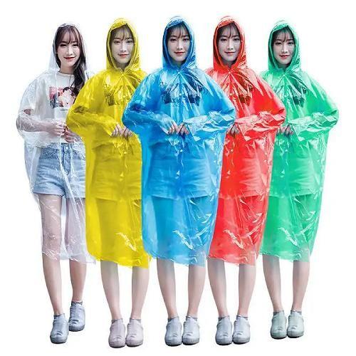 raincoat for men, raincoat for women, waterproof raincoat, knee-length raincoat, plastic raincoat pack of 2, monsoon raincoat India, durable raincoat, long raincoat for adults, raincoat for heavy rain, unisex raincoat