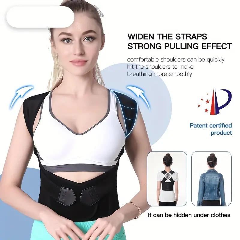 ergonomic back belt, adjustable posture corrector, posture belt for men, posture belt for women, upper back support,
