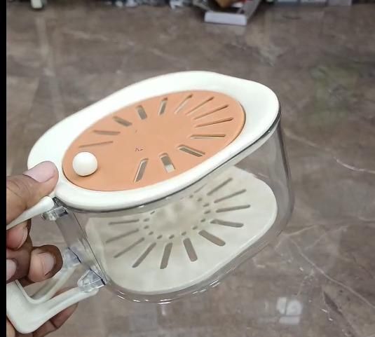 fruit drain basket India, kitchen straining bowl, multifunctional washing bowl India, fruit washing basket, vegetable drain basket India, fruit strainer basket, kitchen washing basket India, multifunctional kitchen basket India, drain basket for vegetables, strainer bowl for fruits India