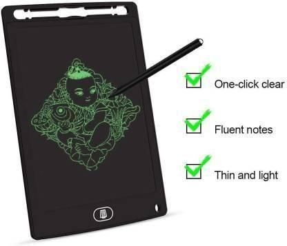 kids writing tablet India, LCD writing board for kids, reusable drawing tablet for children, multicolor LCD writing screen, kids drawing and writing tablet, 8.5 inch writing tablet India, portable kids drawing board, eco-friendly writing tablet for kids, LCD doodle board for toddlers, reusable kids learning tablet