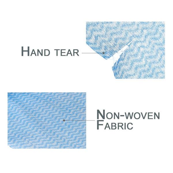 hygienic tissue wipes for mess-free cleanup, washable yet disposable cleaning cloth roll, travel friendly cleaning roll for car and bag