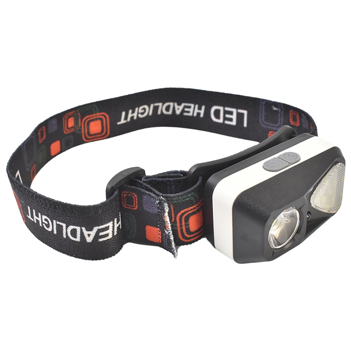 bright LED headlamp with adjustable elastic strap, outdoor waterproof headlamp for camping and fishing, head-mounted light for working in dark spaces, durable headlamp with long battery life and USB support,
