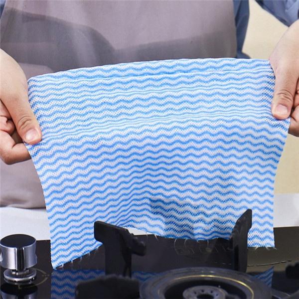 tearable non woven fabric tissue for quick cleanups, roll of cleaning wipes for glass and surfaces, tissue cleaning roll for Indian kitchens,
