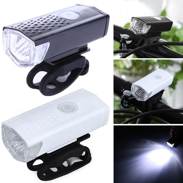 USB bike headlight, 400 lumen cycle light, rechargeable bicycle light, smart anti-glare bike lamp, waterproof headlight, cycle front light, USB cycle flashlight, night ride bicycle light, PVC bike light