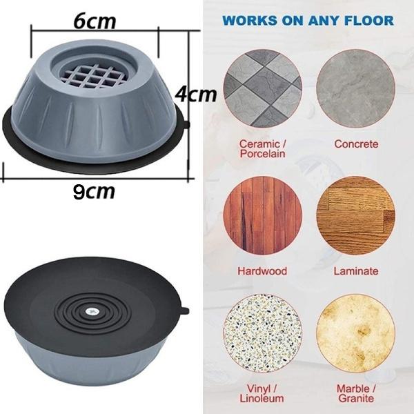 anti vibration pad, washing machine foot pad, noise cancelling pad, anti slip stand, dryer stabilizer pad, rubber shock absorber, washing machine support stand