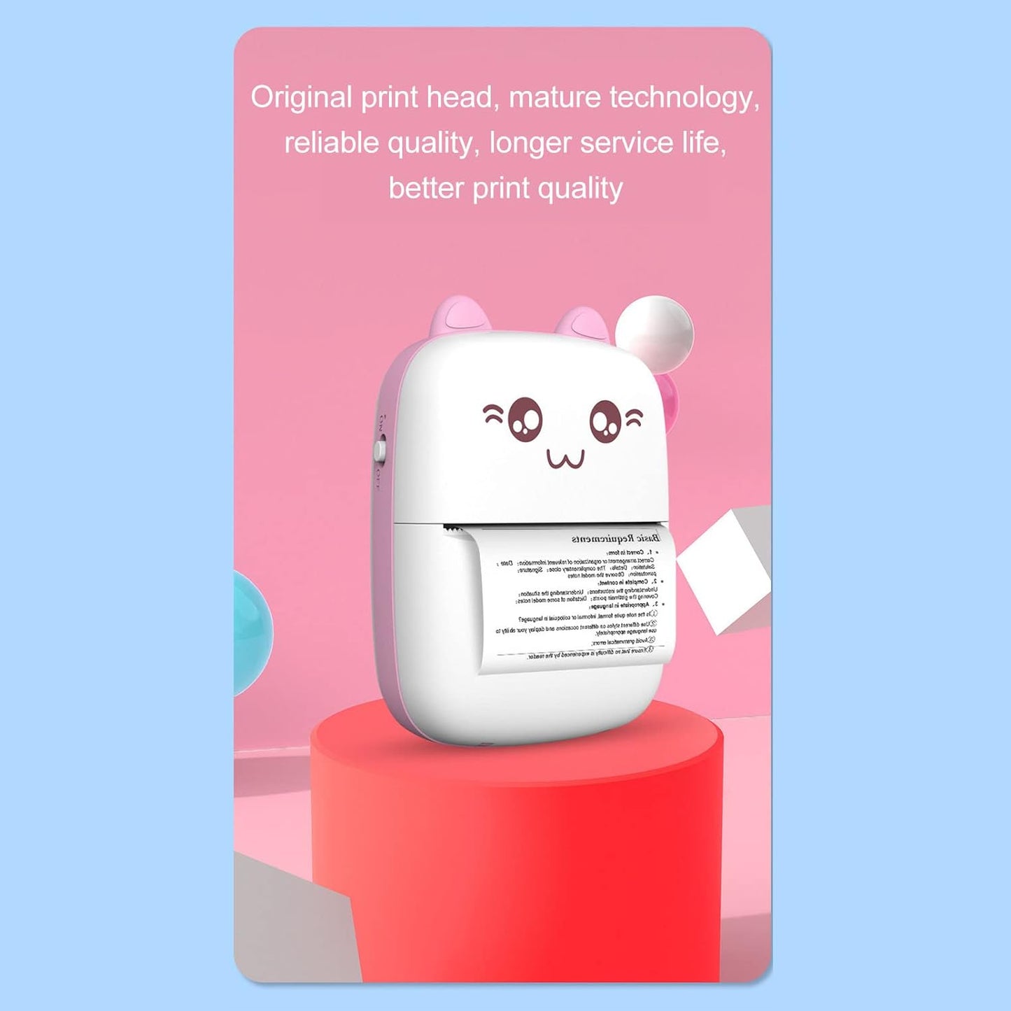 bluetooth thermal printer, mini thermal printer for phone, pocket photo printer, wireless photo printer India, inkless thermal printer, smart thermal printer, thermal printer for students, bluetooth sticker printer, portable mini printer, mobile thermal printer India