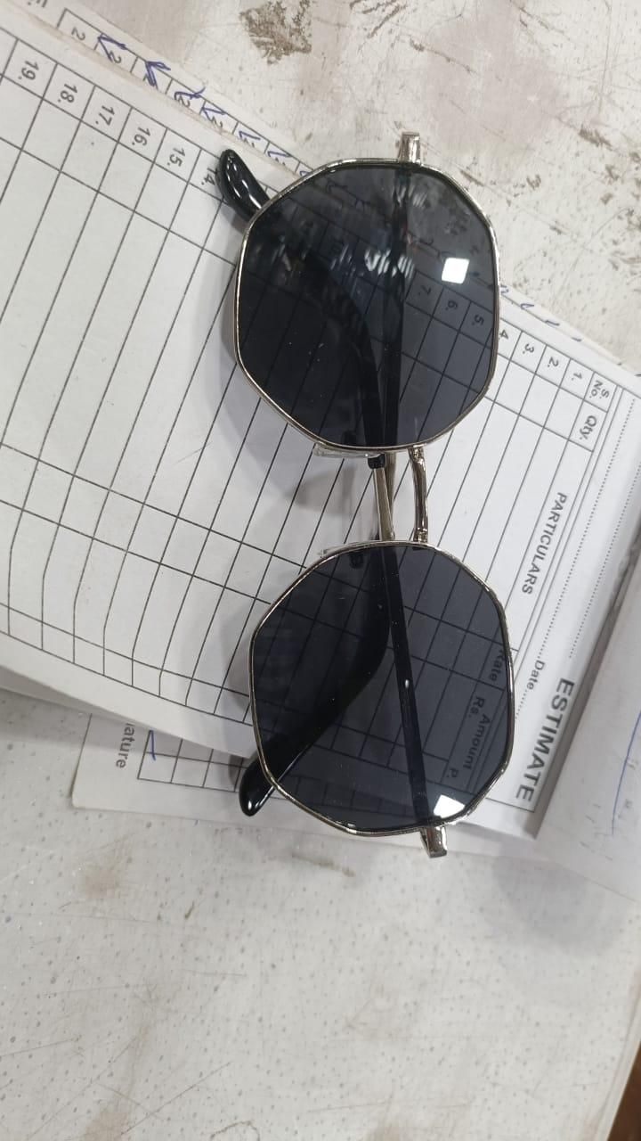 trendy Korean-style black sunglasses men women, octagon round UV protection shades, Korean style black sunglass for men and women, black round octagon sunglasses UV protection, stylish Korean sunglasses black frame, unisex octagon black sunglasses trendy, UV protection sunglasses black octagon frame, round black sunglasses Korean design, men and women black octagon sunglasses