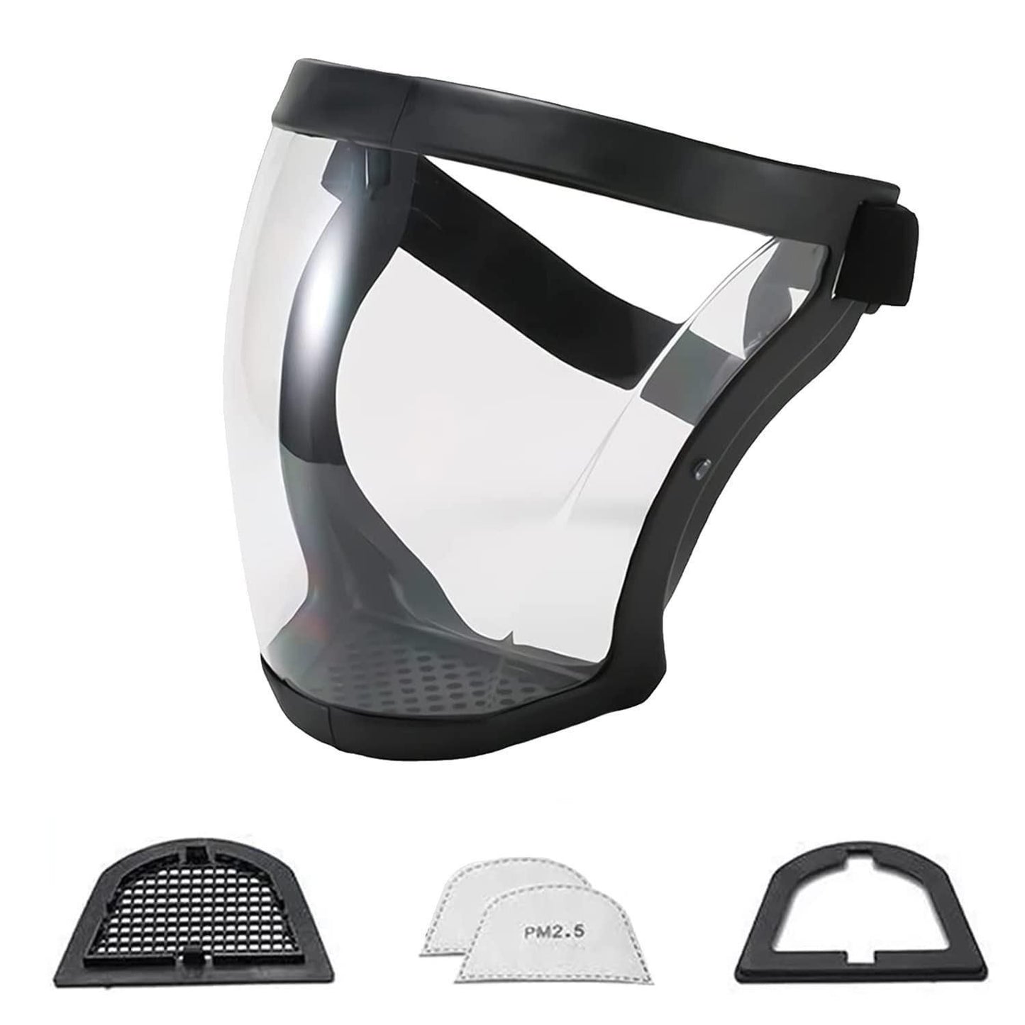 transparent face shield mask anti-fog for men, full face protective mask with clear anti-fog shield, anti-fog face shield for men transparent full cover, men's full face mask transparent and anti-fog, protective transparent face mask for men, full face shield anti-fog mask men’s protection, clear face shield mask anti-fog full face men, reusable anti-fog face shield transparent for men, protective anti-fog face mask for men transparent design