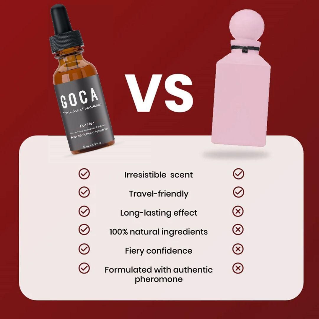 GOCA pheromone infused perfume for women 30ml pack of 2 India, long-lasting natural pheromone perfume for women, best pheromone perfume for women online India, natural women’s fragrance with pheromones, GOCA perfume pack of 2 for women India,