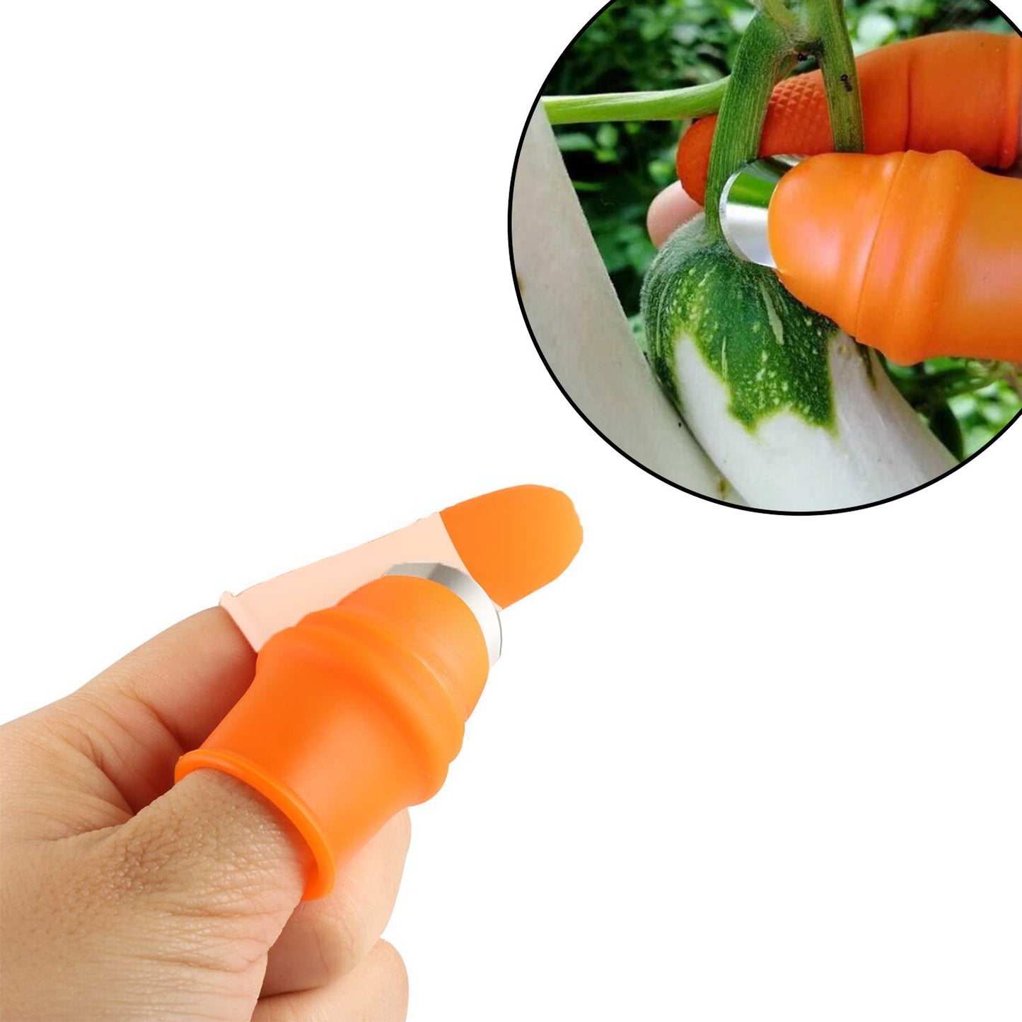 Vegetable cutting tool with a sharp blade for efficient and clean cuts, vegetable thumb cutter, thumb knife for vegetables, small vegetable cutter, kitchen cutting tool, thumb blade cutter, finger cutter knife, mini vegetable slicer