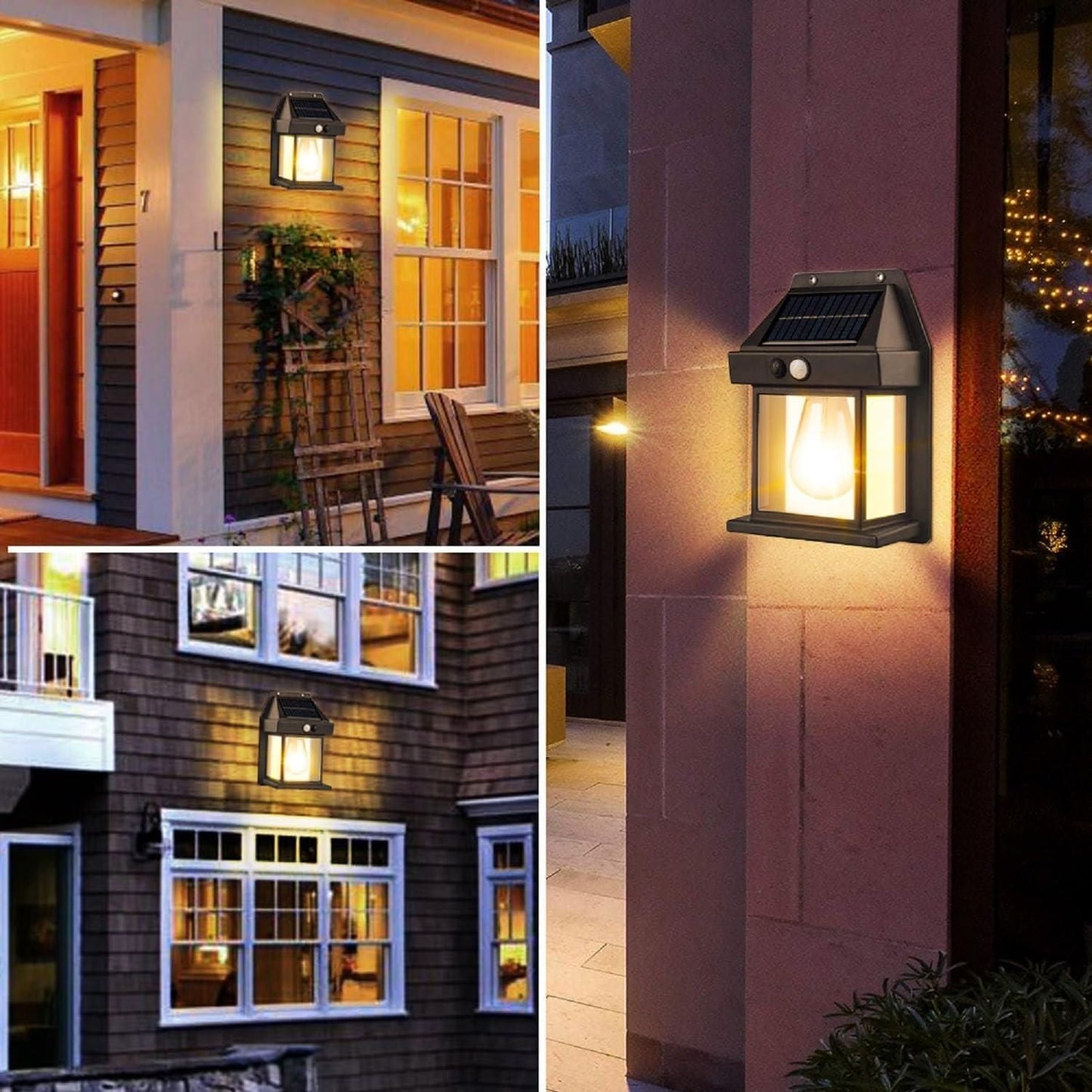 solar wall lamp for exterior, LED solar light for terrace, solar motion sensor wall light, energy saving LED garden light, solar wall light India online