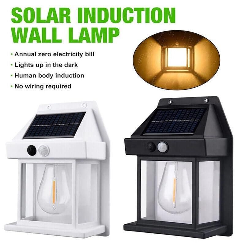 best solar wall light for outdoor use in India, waterproof LED solar-powered garden wall light, solar light for home exterior walls and entrances