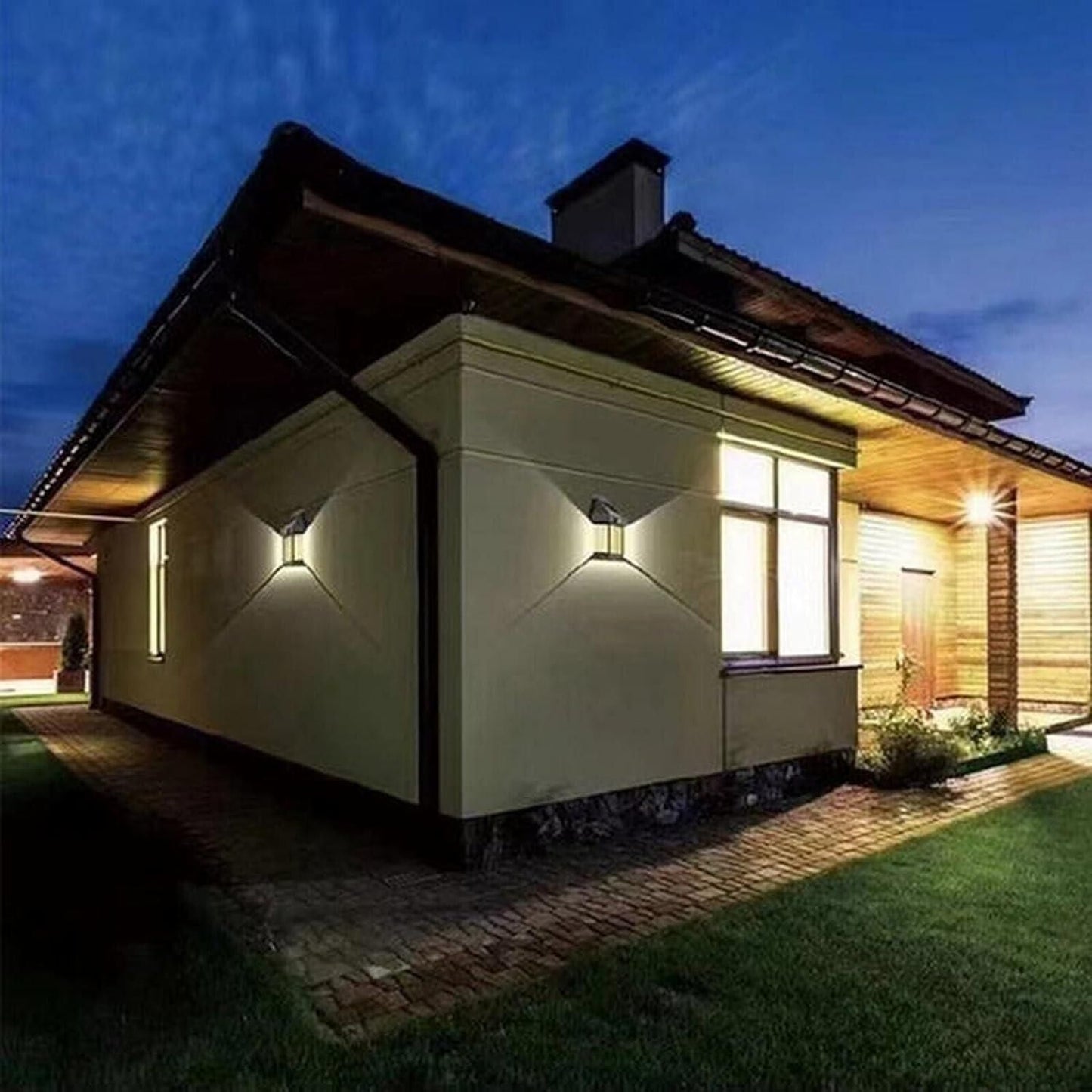 solar outdoor wall light LED waterproof, waterproof solar wall light for garden and home,