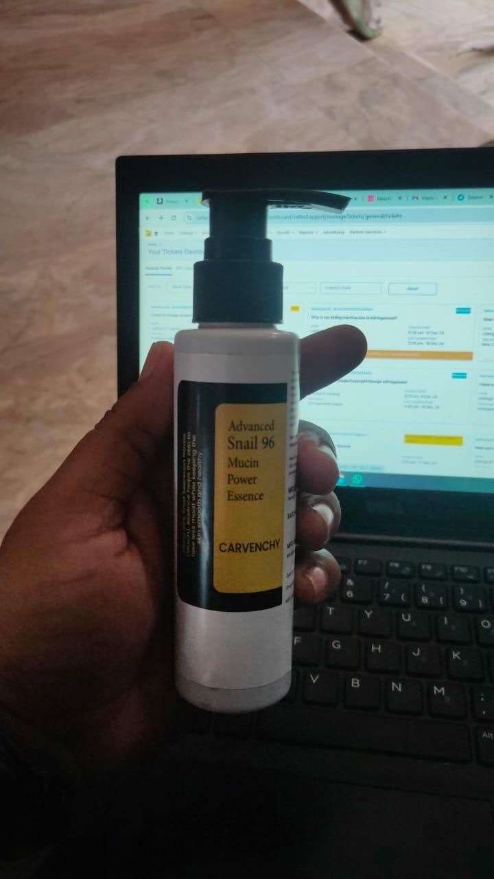 anti-aging snail mucin serum, repairing essence for dry and damaged skin, snail mucin essence for smooth and bright skin
