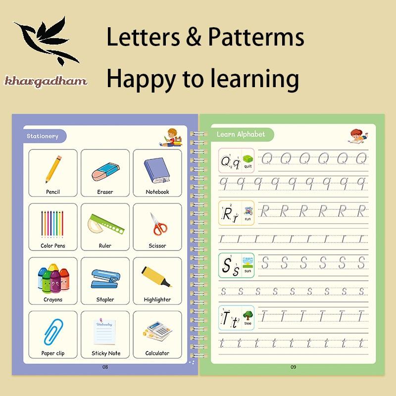 best reusable handwriting workbook set for kids in India, Sank Magic practice copybook with refill pages, handwriting practice kit with pen and eraser for children, reusable magic copybooks for kids learning, kids handwriting practice workbook pack, reusable writing copybook with 10 refills, Sank Magic reusable workbook for handwriting practice, kids writing practice books with refillable pages, reusable workbook set with pen and eraser for children, handwriting practice copybook with refill and eraser kit