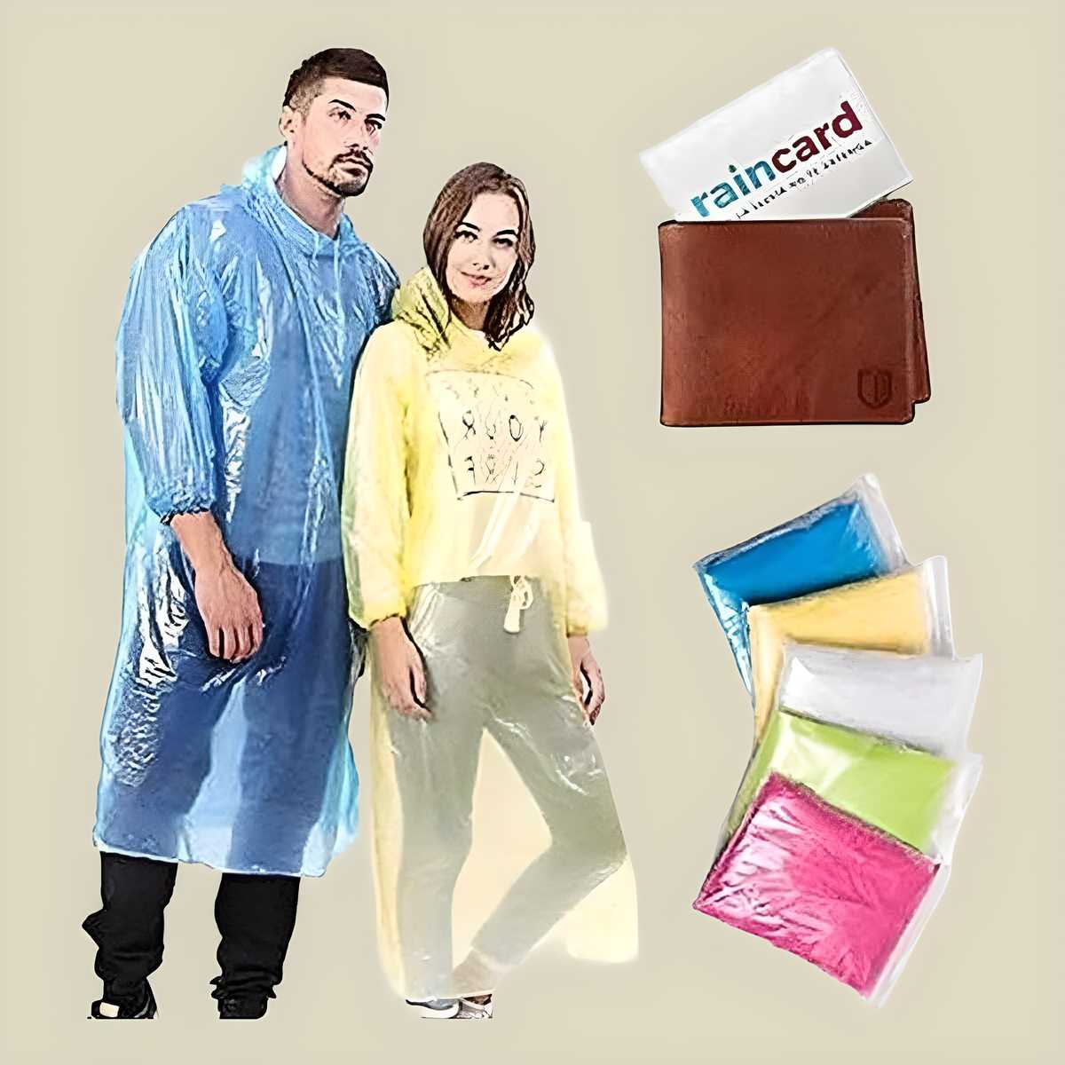 Knee-Length Solid Color Waterproof Raincoat Pack of 2 – Durable Plastic, knee length raincoat, solid color raincoat, raincoat pack of 2, waterproof raincoat men, plastic raincoat, lightweight raincoat, durable raincoat for monsoon, raincoat for travel, men’s raincoat knee length, women’s raincoat knee length, rain protection raincoat, affordable raincoat pack