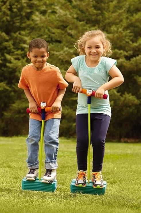 lightweight pogo jumper toy, kids outdoor foam jumper, safe pogo stick for toddlers, fun foam jumping toy for children, soft and safe pogo jumper for kids, bouncing stick toy for kids play, outdoor foam pogo jumper toy, colorful kids jumping pogo stick