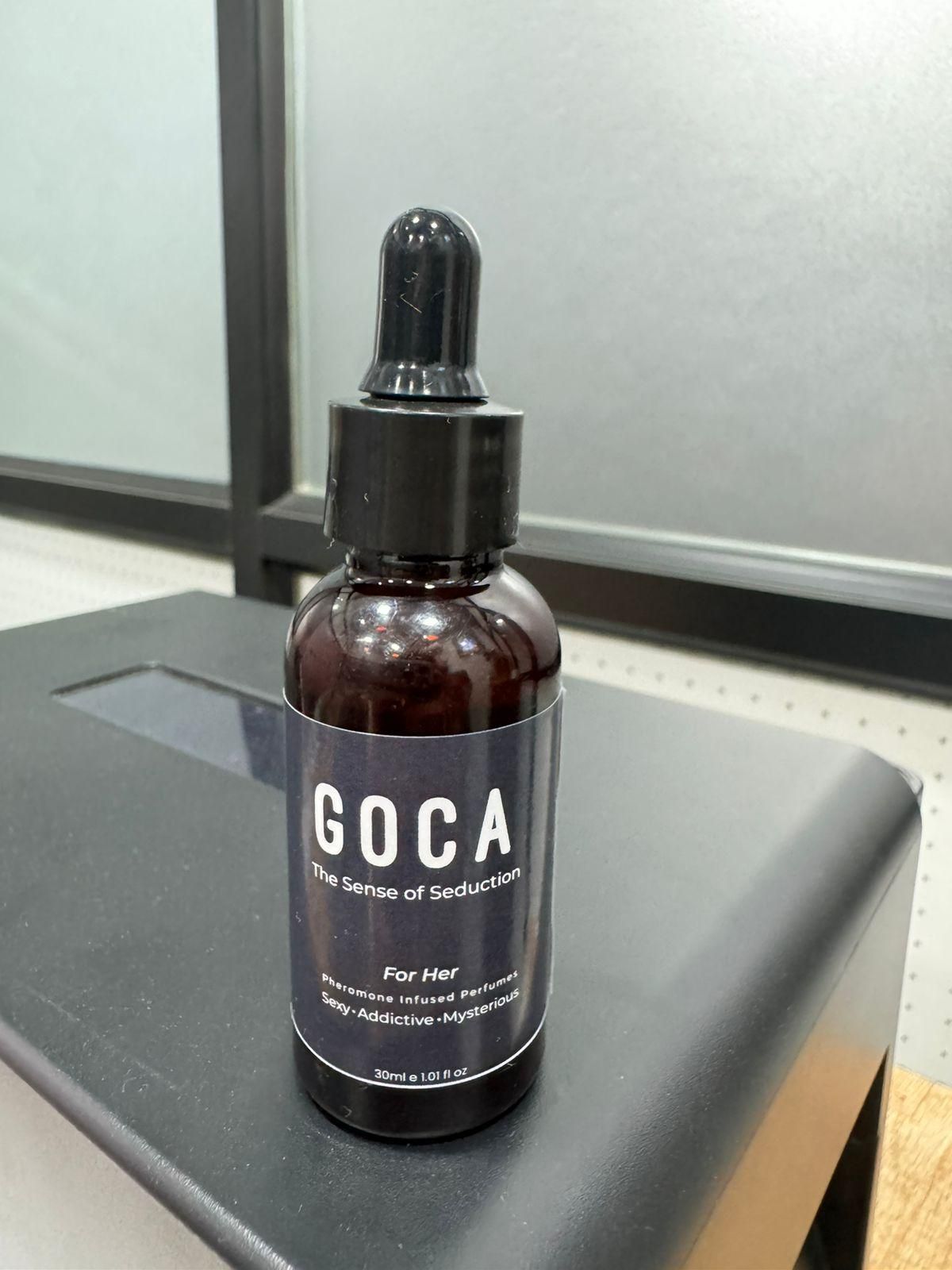 daily wear women’s perfume, premium perfume for women, perfume with pheromones India, GOCA long-lasting perfume, women’s perfume combo, elegant perfume for women