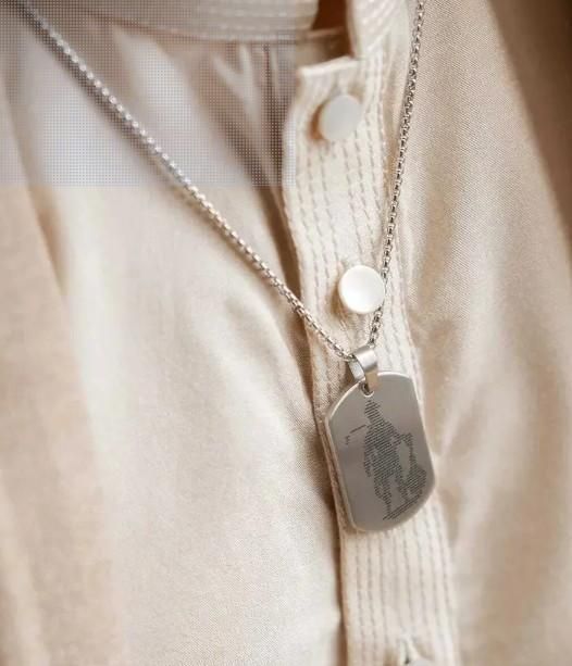 Hanuman Chalisa locket with chain, gold plated religious locket men,