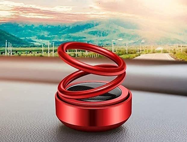 solar powered rotating car air freshener, car dashboard solar fragrance diffuser, organic french perfume car air freshener,