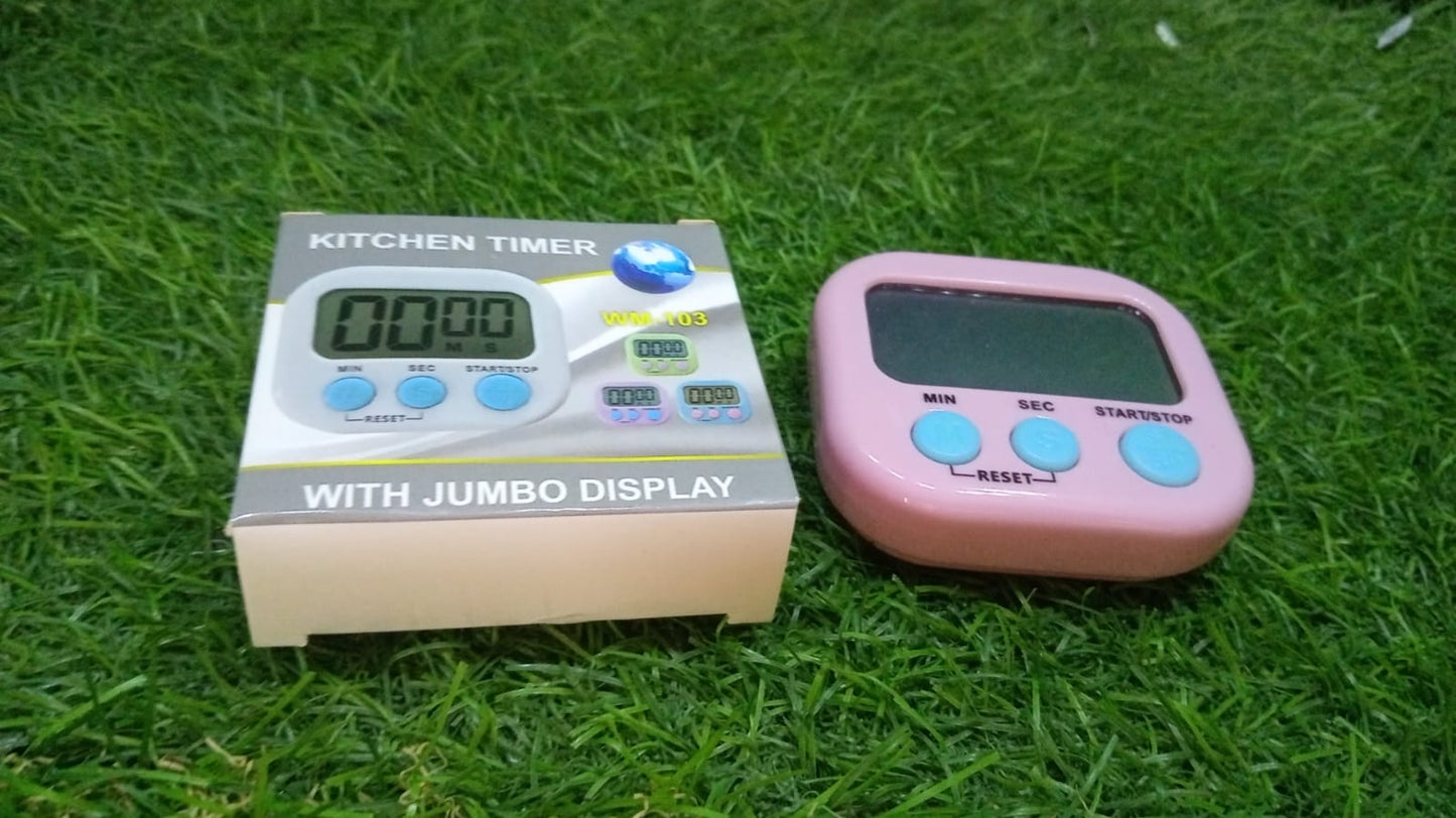 Big digit digital timer for kitchen use, digital kitchen timer, countdown timer, cooking timer clock, study timer, office timer, kitchen stopwatch, large display timer, timer for kids, 99 min timer
