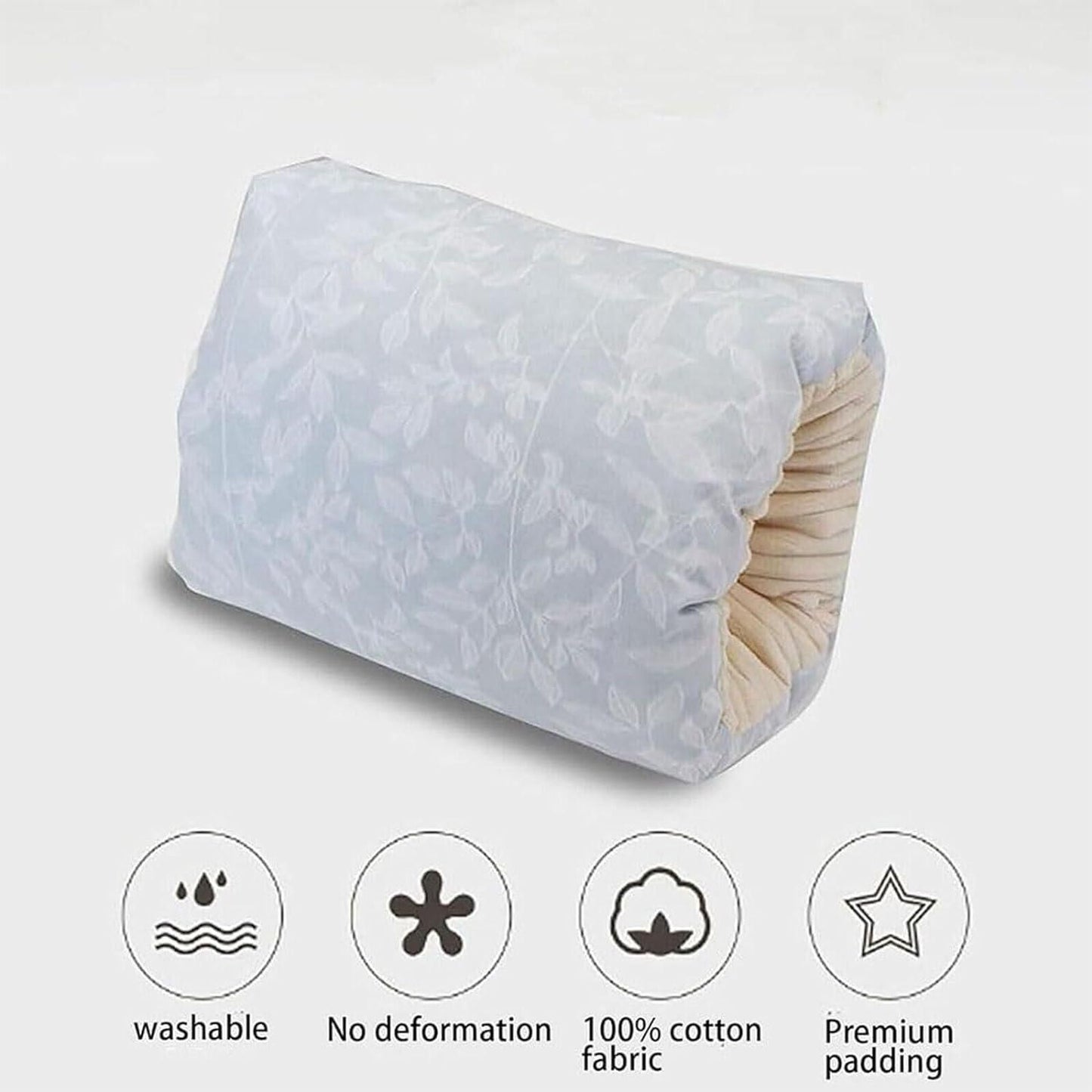 best cotton nursing and feeding pillow for newborns in India, Cozie Cradle ergonomic baby pillow for newborn head support, soft and breathable baby pillow for safe sleeping, baby cradle pillow for comfortable feeding and nursing,