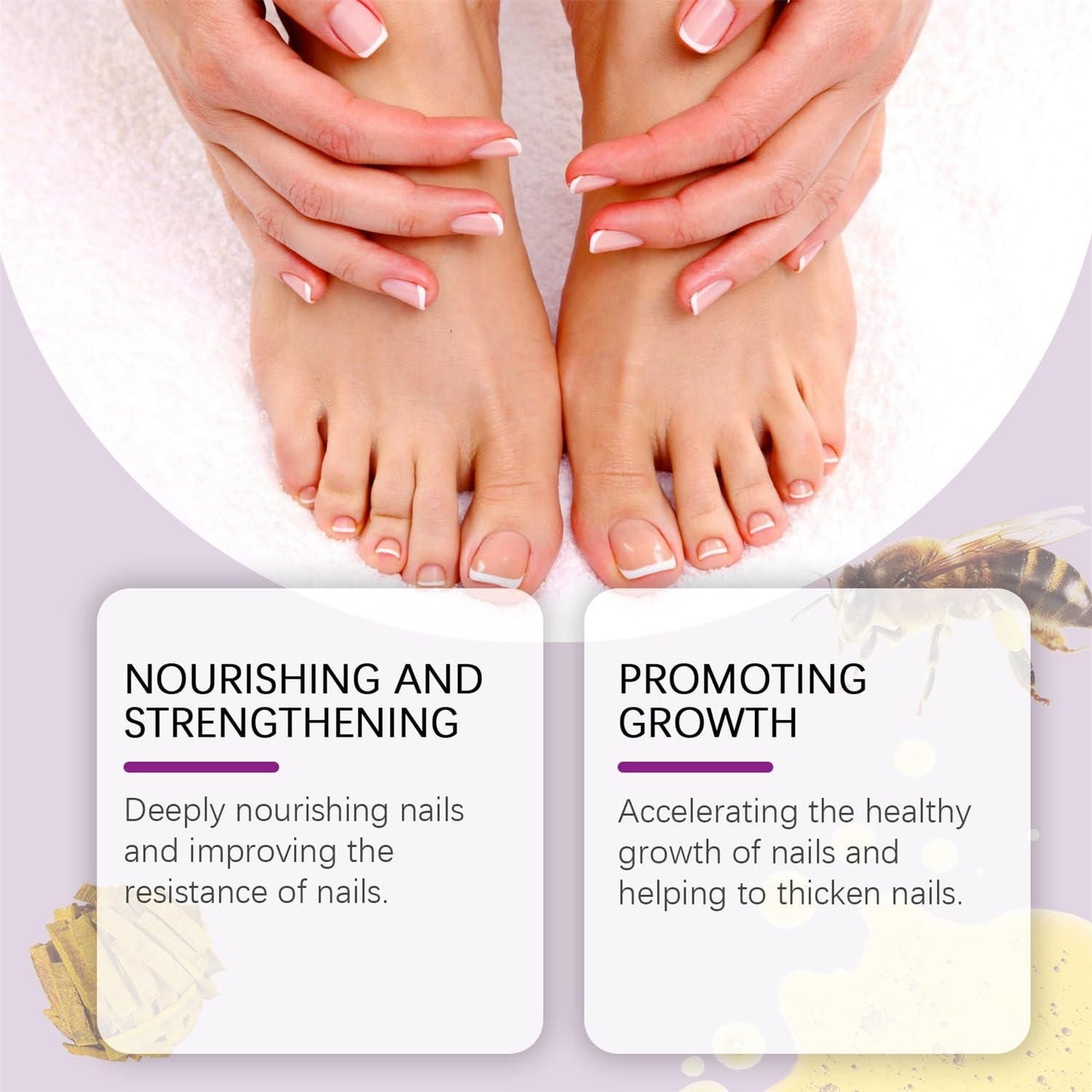 bee venom solution for nail health and care, nail treatment serum for brittle nails and discoloration, 15ml bee venom nail repair serum India, natural nail care product with bee venom extract, serum for improving nail color and texture