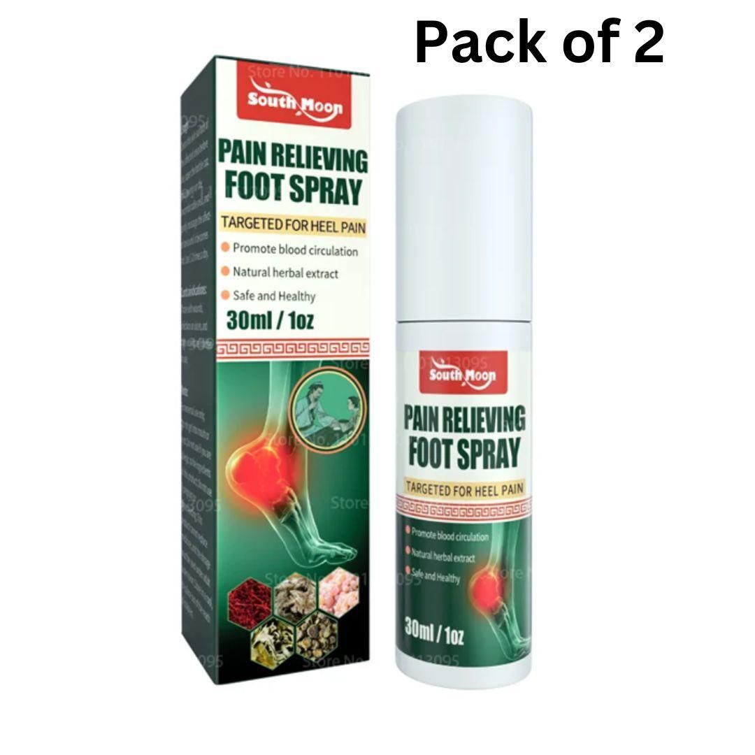 Pain Relieving Foot Spray 30ML | Herbal Foot Pain Relief Spray (Pack of 2), pain relieving foot spray, foot pain relief spray, herbal foot spray for pain, foot spray for aches, pain relief spray pack of 2, best foot spray India, 30ml foot pain spray, natural foot pain relief, foot muscle pain spray, anti-inflammatory foot spray, foot spray for plantar fasciitis, fast-acting foot pain spray, soothing foot spray, pack of 2 pain relief spray, portable foot spray for pain