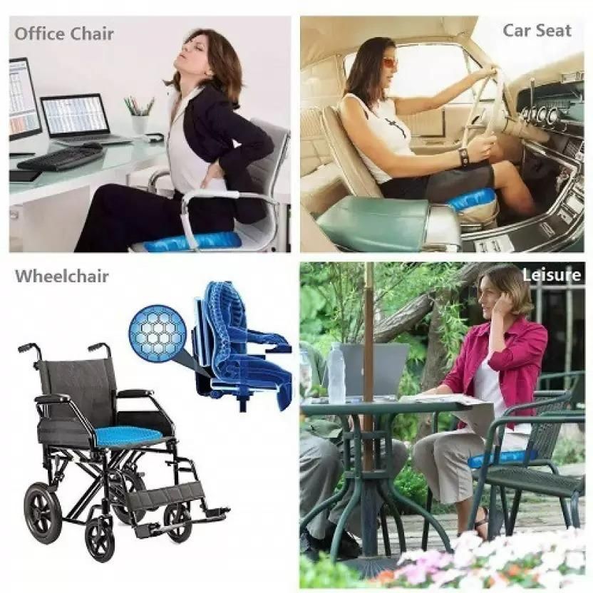 gel seat pad, tailbone cushion, back support cushion, ergonomic seat cushion, silicone seat pad, orthopedic cushion, office chair cushion, wheelchair seat cushion, pressure relief cushion,