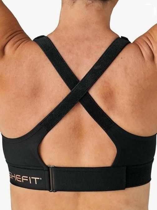 ultimate high impact sports bra for women nylon spandex, best high support sports bra for women in India, nylon spandex sports bra for running and gym workouts, hook and loop closure sports bra for active women, breathable sports bra for high intensity exercise,