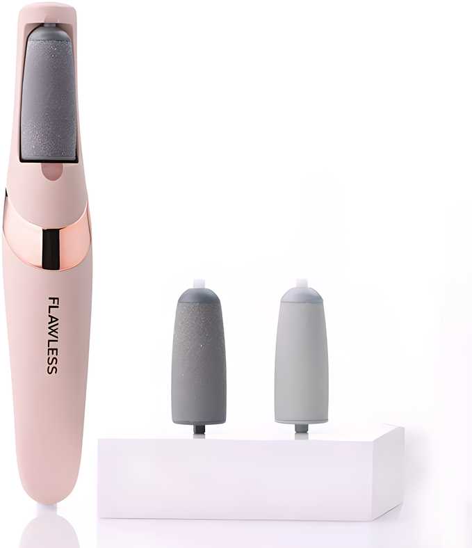 Bos Medicare Finishing Touch Flawless Pedi | Electronic Callus Remover & Foot File Tool for Women, callus remover for feet, electronic foot file, pedicure tool for women, flawless pedi foot file, electric callus remover India, foot file for dead skin, surgical foot file tool, Bos Medicare foot file, rechargeable foot callus remover, foot care tool for women, hard skin remover for feet, painless foot scrubber, best electronic pedicure tool, foot file for cracked heels, finishing touch flawless pedi India
