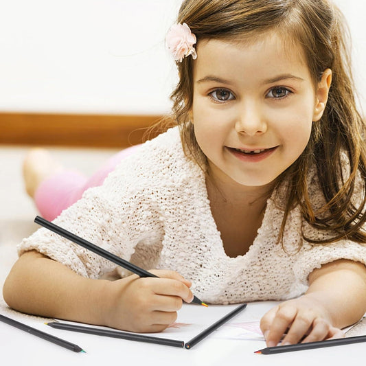 pre-sharpened multicolor drawing pencils, multicolor writing pencils pack, rainbow colored pencils for kids, vibrant colored pencils set pre-sharpened, kids drawing pencils 12 pack, rainbow pencils for school and art, multicolor sketching pencils set, pre-sharpened colored pencils for drawing, 12 pcs rainbow writing pencils