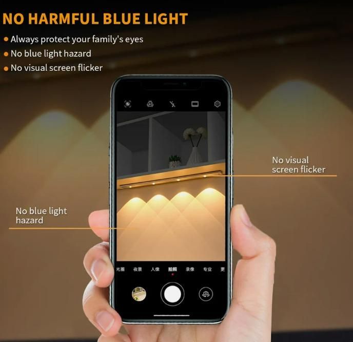 motion activated LED cabinet light for closet and storage, rechargeable stick-on LED motion sensor light India, best USB motion sensor light for wardrobes and cupboards