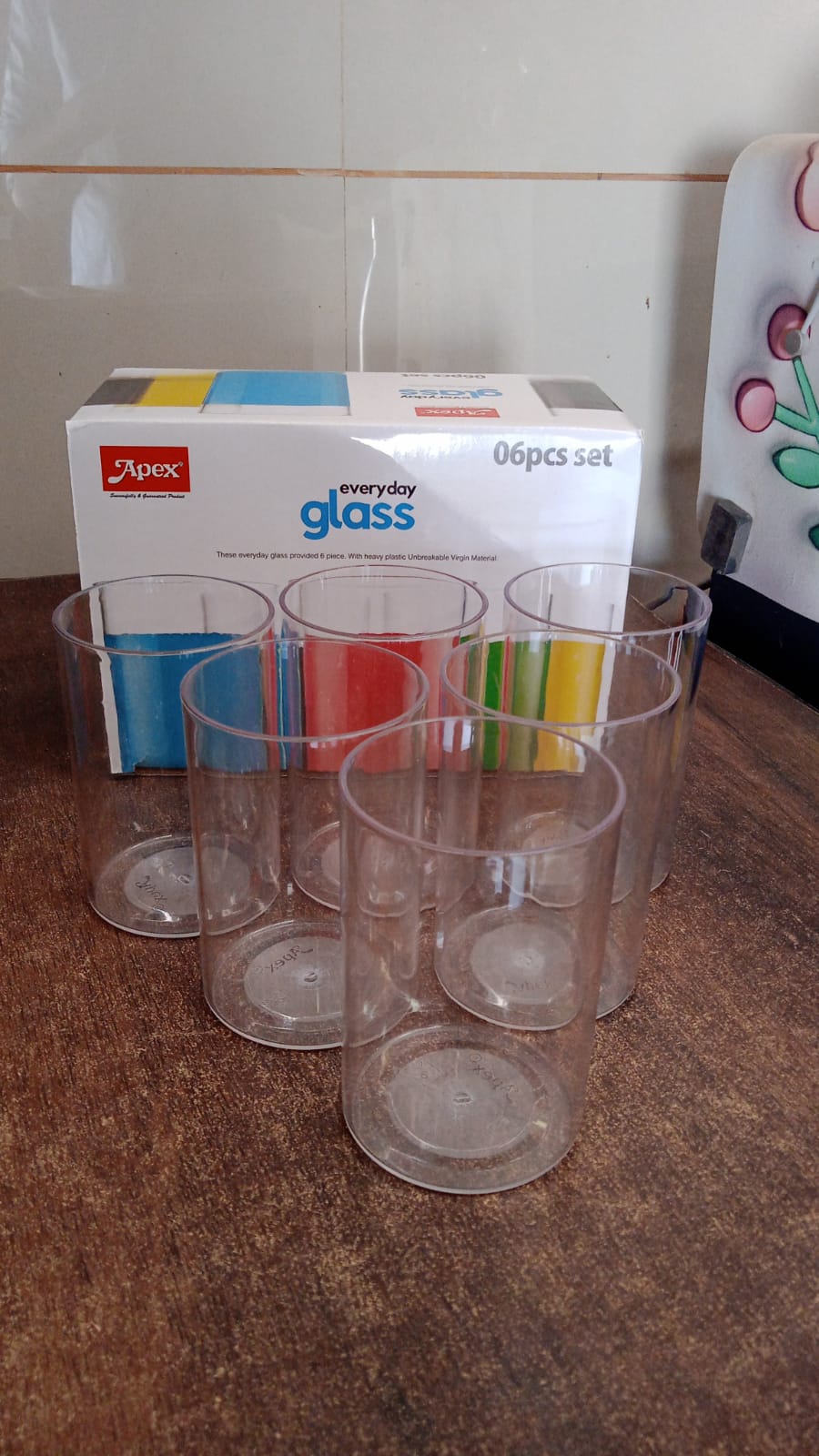 high-quality plastic glasses for kitchen and outdoor use, Apex plastic glass set for safe and durable daily hydration,