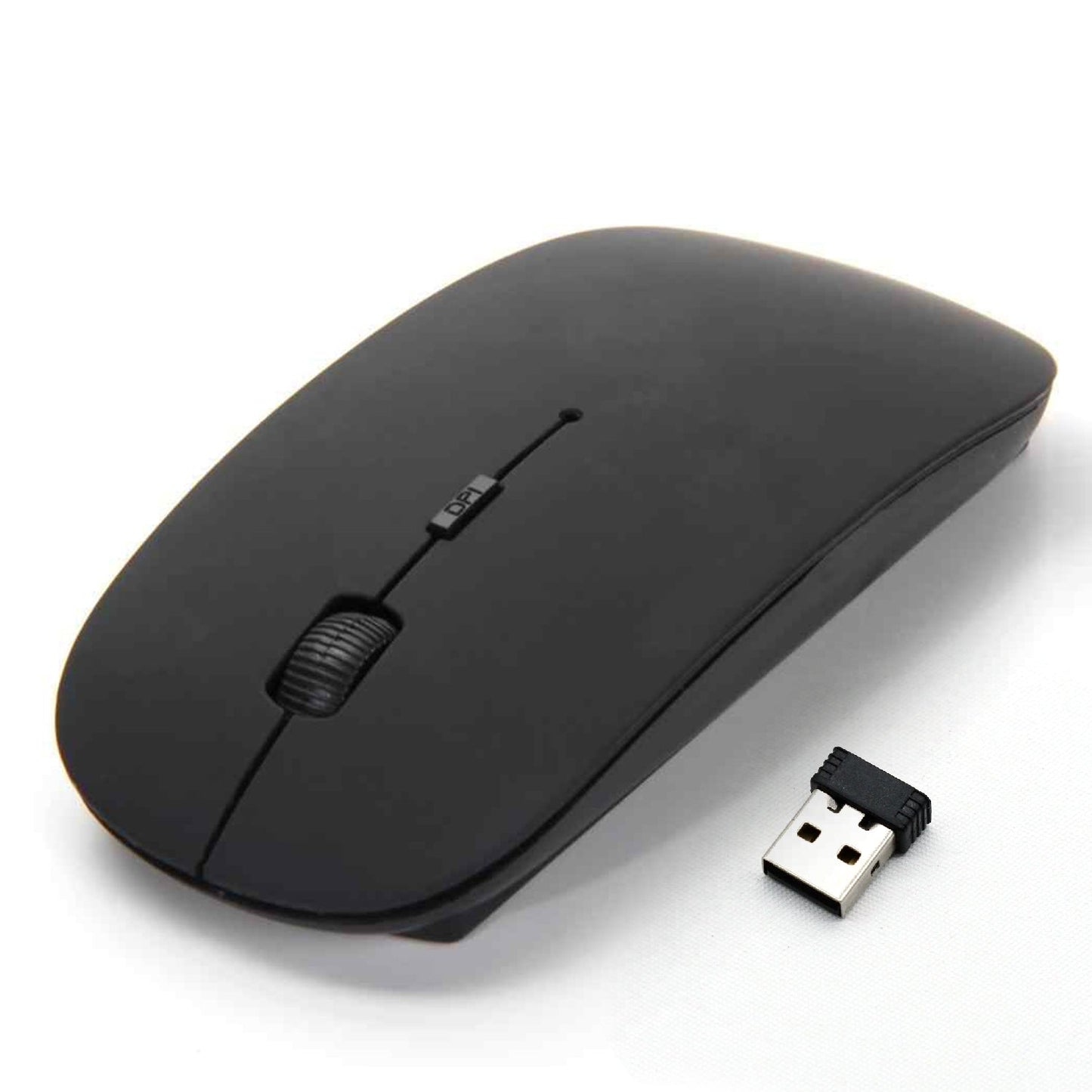 Stylish wireless mouse for PC, Mac, and iPad, easy to use. wireless mouse, cordless optical mouse, slim computer mouse, laptop mouse, nano USB receiver mouse, 3 DPI wireless mouse, travel mouse for PC