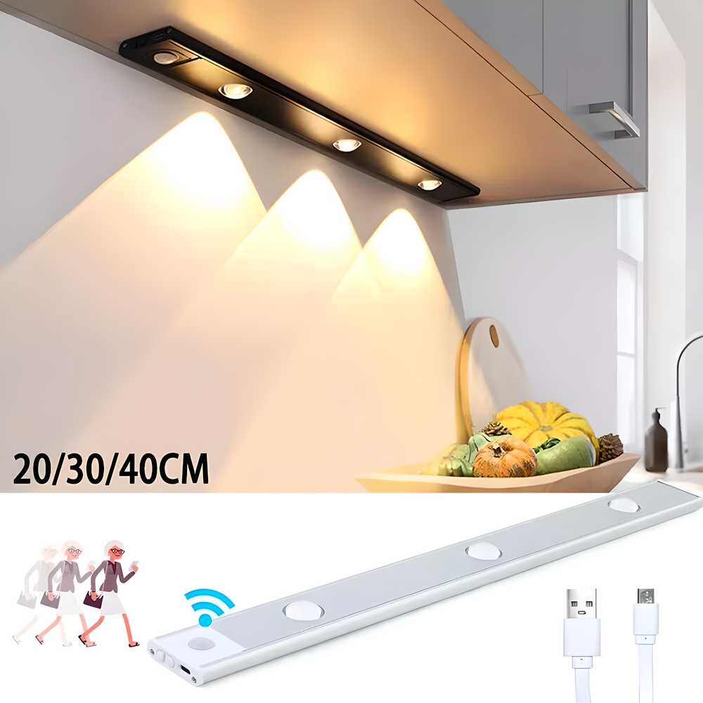 LED PIR Motion Sensor Cabinet Light – USB Rechargeable Stick-On Wireless Light for Home & Wardrobe (Warm/White), LED motion sensor cabinet light, USB rechargeable cabinet light, motion sensor wardrobe light, rechargeable stick-on light, wireless LED light for cupboard, PIR sensor cabinet light, LED under cabinet lighting, warm white sensor light, rechargeable motion sensor LED light, battery operated closet light, smart LED cabinet lamp, LED light with PIR motion sensor