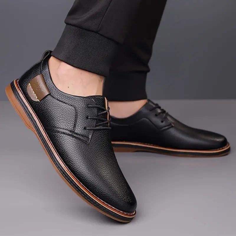 men’s derby shoes, black formal shoes men, derby lace-up shoes men, party shoes for men, synthetic leather shoes men, formal footwear men, casual formal shoes men, men’s party shoes black, derby shoes online India, men’s casual derby shoes