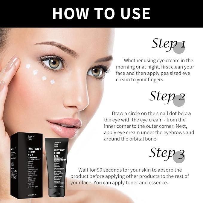 moisturizing eye cream for fine lines, eye tightener cream for wrinkles, anti-aging eye cream for dark circles, Instant Firmx eye cream for puffiness, pack of 2 moisturizing eye creams, eye bag remover cream India, wrinkle fading eye cream, hydrating eye cream for delicate skin, Instant Firmx anti-wrinkle eye cream