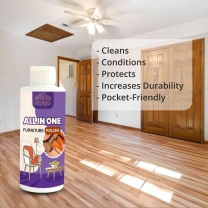 wood shiner for chairs tables and cabinets, polish for wooden furniture with long-lasting shine, multi-purpose furniture cleaner with lemon fragrance, natural furniture polish for wooden surfaces,