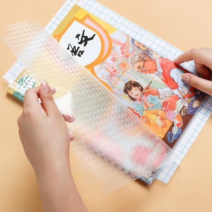 PP plastic book covers for school, self-adhesive book covers in 3 sizes, clear plastic book covers for notebooks, easy stick-on book covers India, waterproof transparent book cover sheets, school book protection covers, office use plastic book covers, assorted size book covers for students, durable self-adhesive transparent book wraps