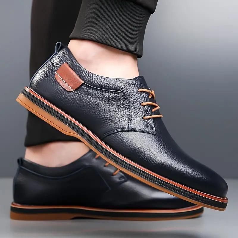 synthetic leather derby shoes for men, black party wear derby shoes UK 6 Euro 40, men’s lace-up synthetic leather casual shoes, derby style black shoes for party wear, men’s formal derby shoes synthetic leather,