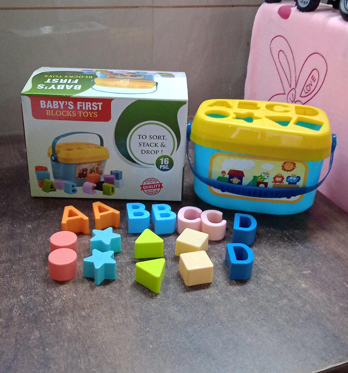 toddler blocks with letters, baby activity blocks, early education toys for babies, best baby gift toy set, non-toxic plastic baby blocks