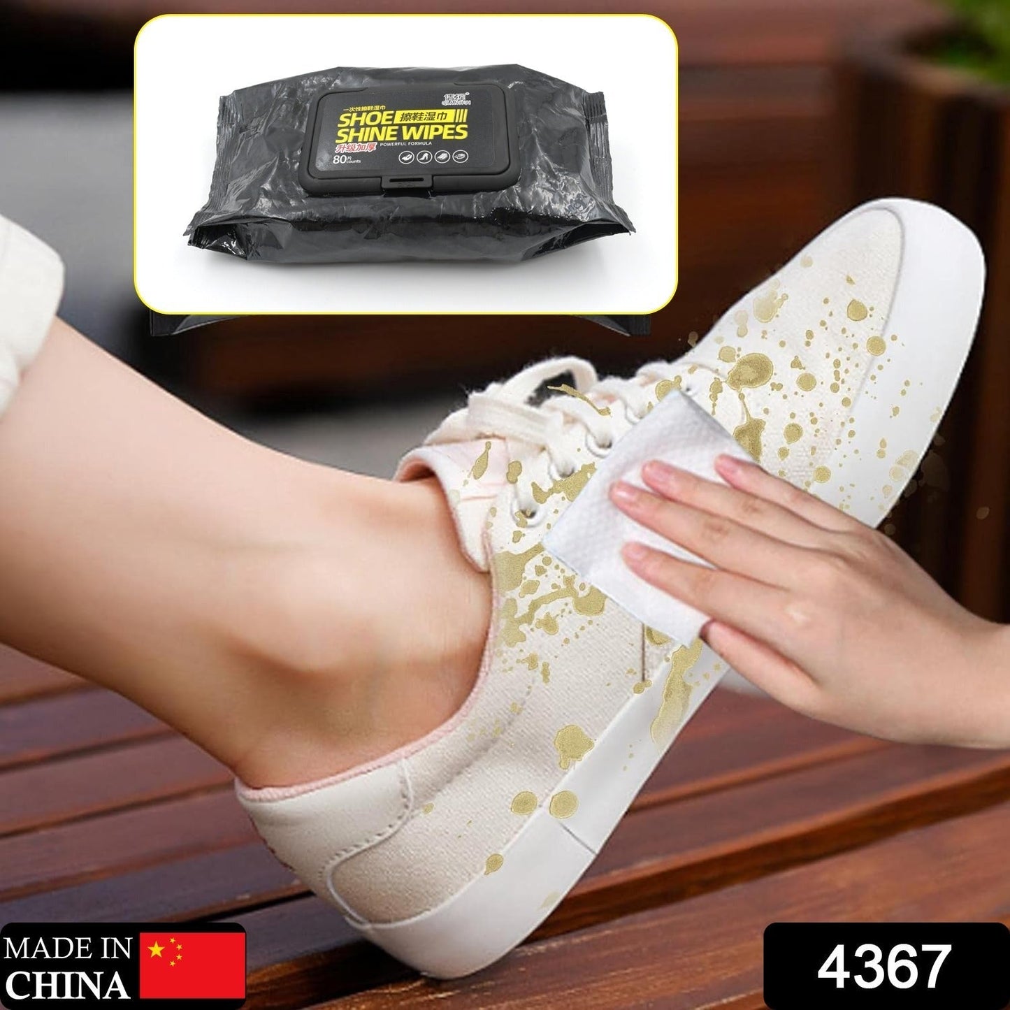 Pack of shoe cleaning wipes, travel-friendly with easy access, shoe wipes, sneaker cleaner wipes, shoe cleaning wet tissues, leather shoe cleaner, disposable shoe wipes, travel shoe wipes, quick shoe cleaning tissue