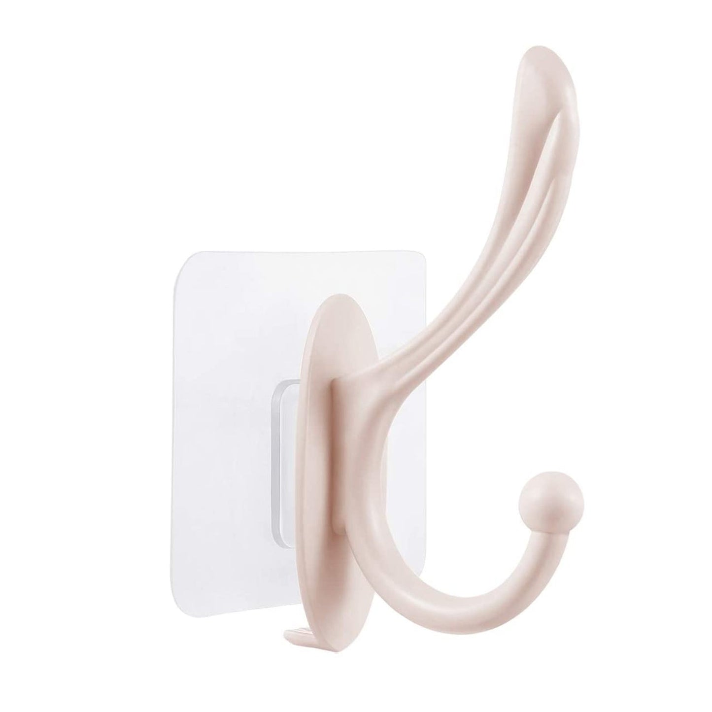 Easy-to-install self-adhesive wall hook, plastic. adhesive wall hook, waterproof wall hook, kitchen towel hook, bathroom hook, oil proof wall hanger, key holder, self adhesive hook, no drill hook