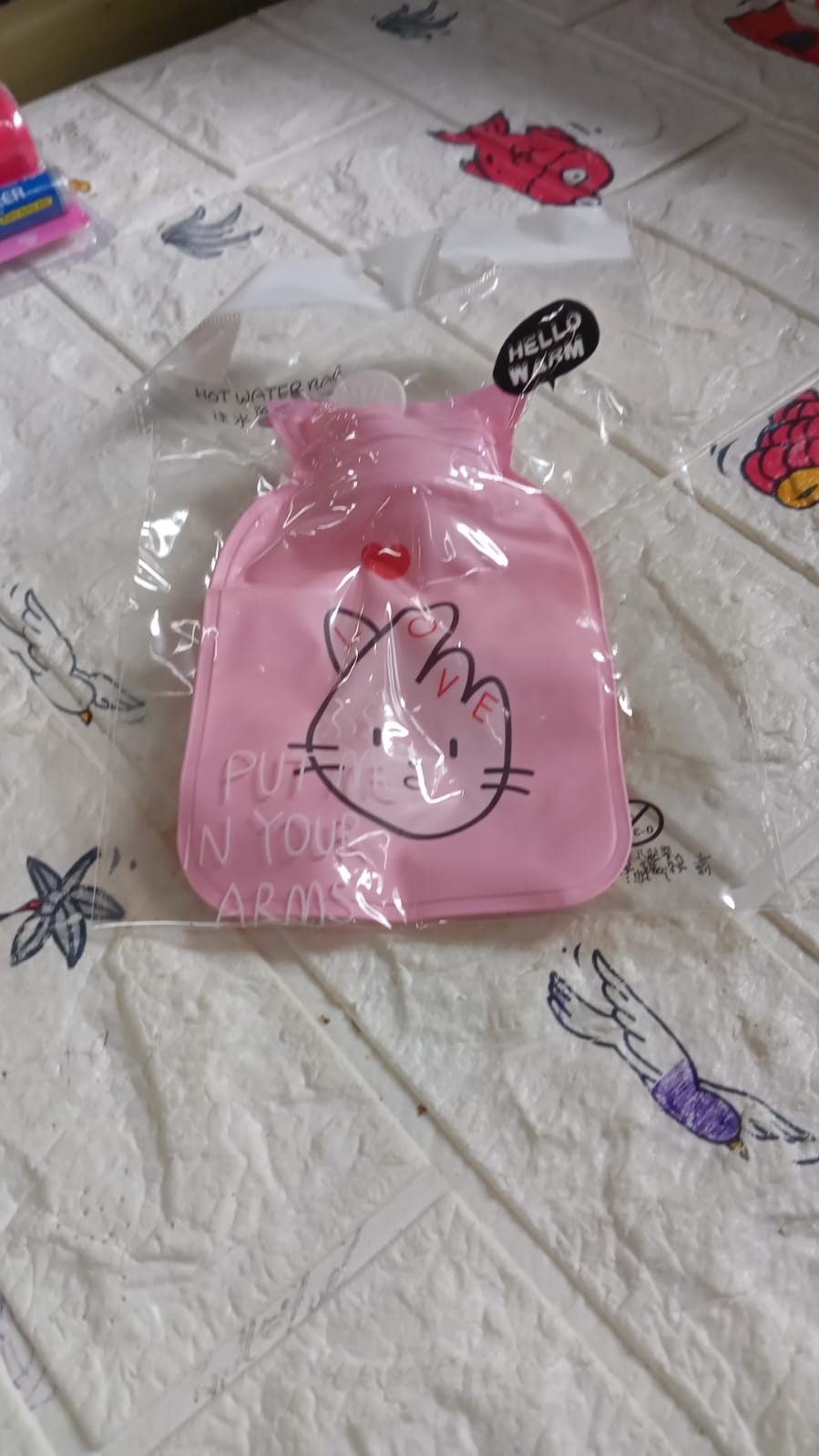 hot and cold water bag, printed hot water bag, cute water bag for women, hot water pouch for pain, small hot bottle for therapy, reusable hot pack, back pain relief bag, warm water bag, period pain hot bag, hot compress water bottle