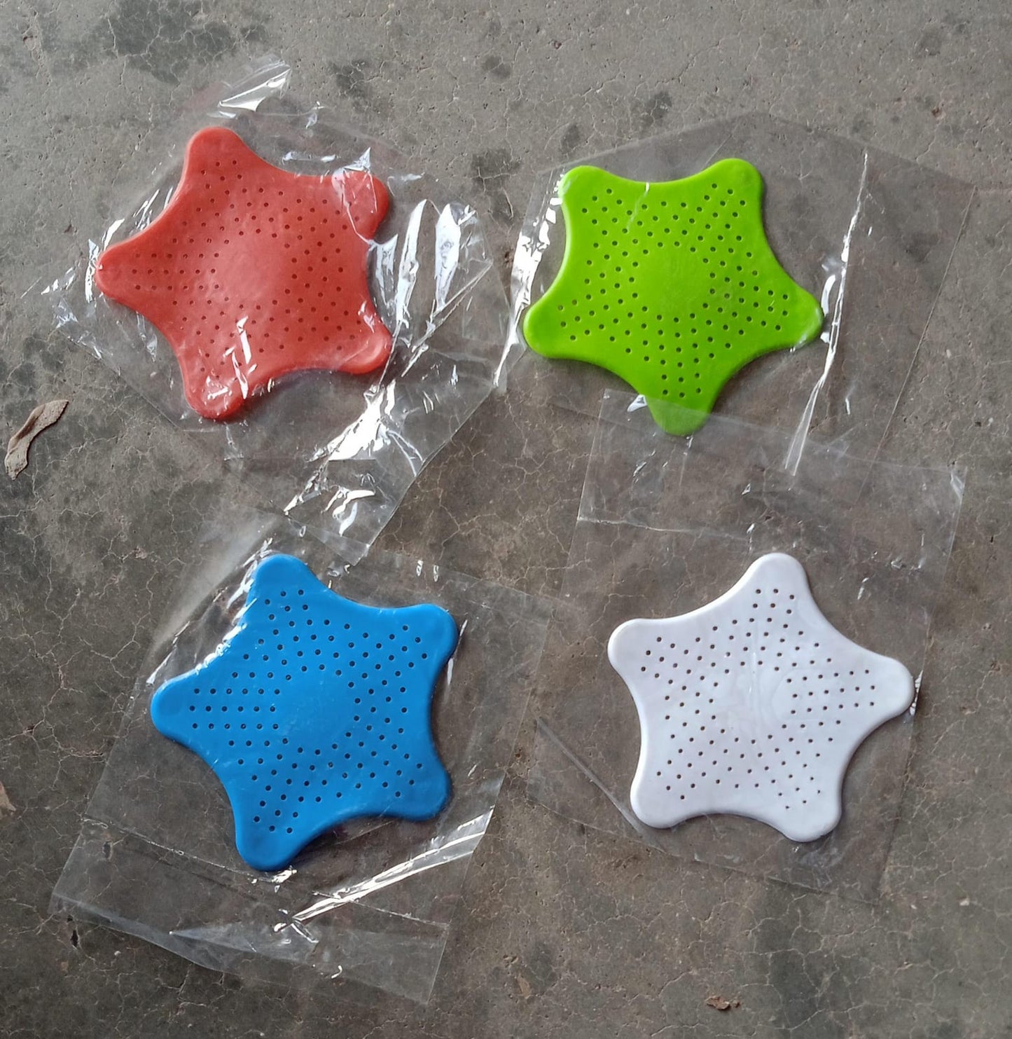Star drain strainer to prevent hair from clogging drains, star shape drain filter, hair catcher for sink, suction cup drain strainer, bathroom sink hair stopper, kitchen sink strainer, drain cover trap