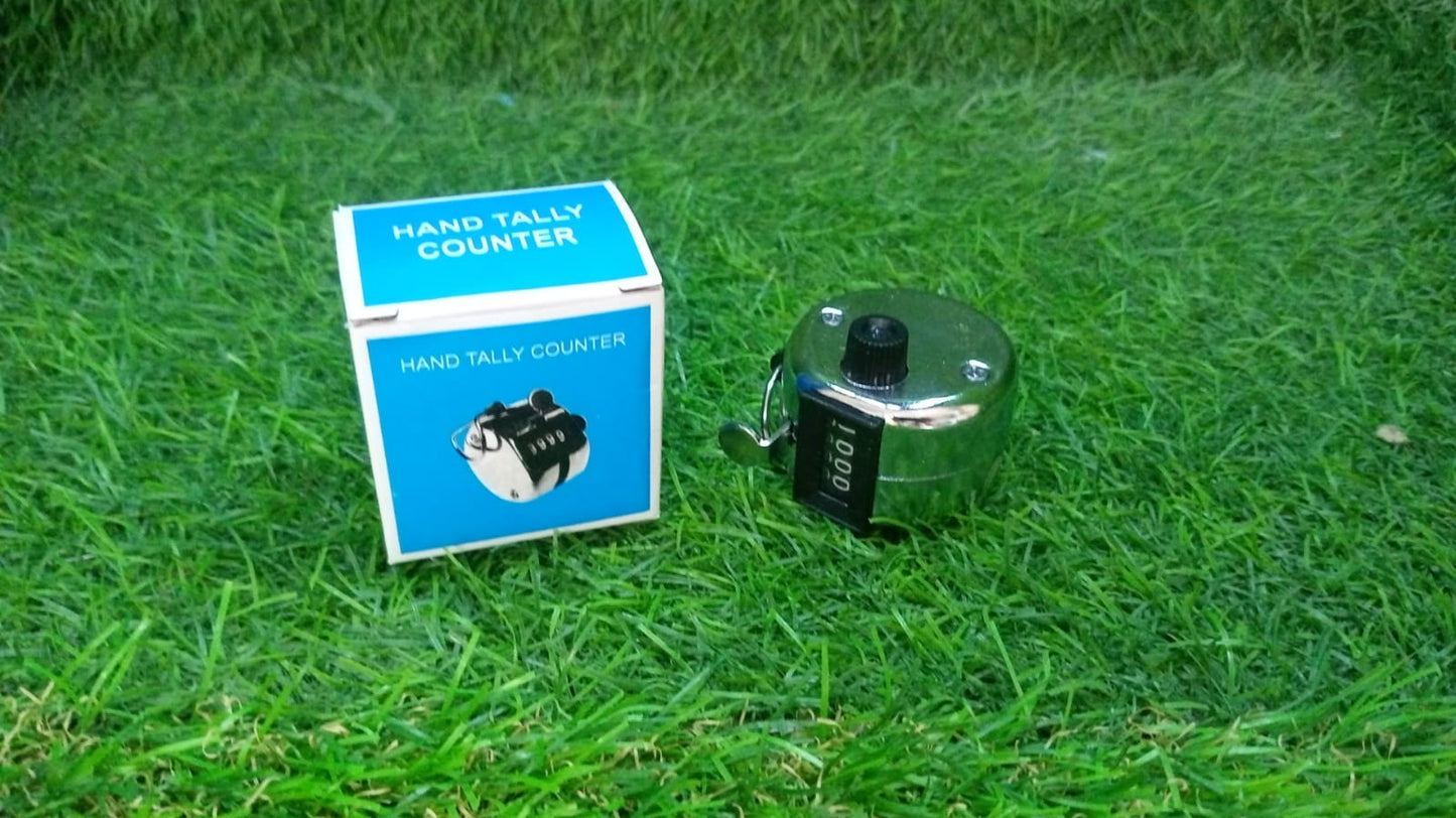 Tally counter. manual tally counter, 4 digit hand counter, metal tally counter, people counting tool, mechanical clicker, sports lap counter, inventory tally, hand click counter, attendance counter, finger ring tally counter