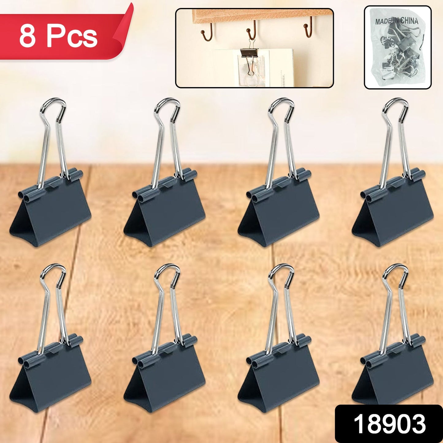 multicolor binder clips for organizing documents, strong metal binder clips in assorted colors, paper clamp binder clips for files and folders, 32 piece binder clip set for paper management, office stationery binder clips colorful, durable binder clamps for paperwork and study, colorful 32 mm metal binder clips for file organization