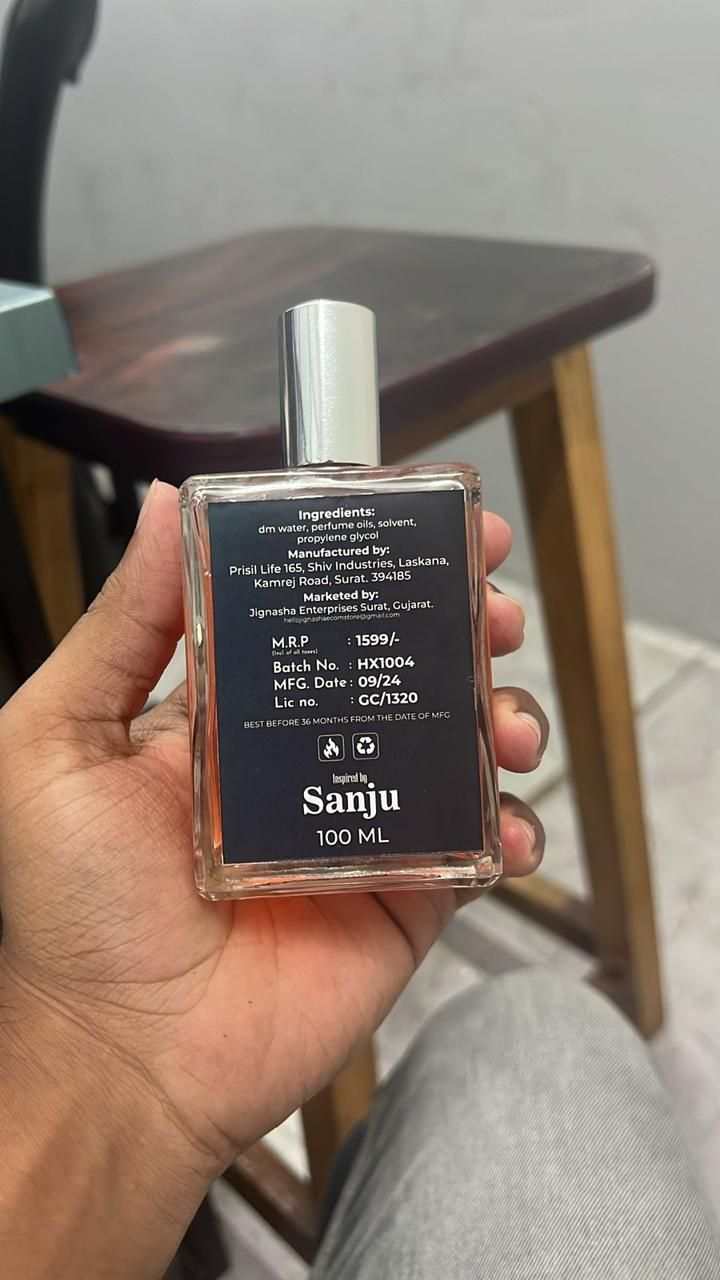 men’s perfume, Inspired by Sanju perfume, bold fragrance for men, luxury perfume for men, sandalwood perfume men, patchouli fragrance for men, Eau De Parfum 100ml men, long-lasting perfume for men, exotic men’s fragrance India, men’s woody perfume, Sanju perfume for men, premium fragrance for men, masculine perfume India, men’s cologne 100ml, strong perfume for men